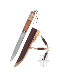 Vikingekniv, Damaskus stål