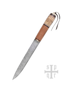 Cuchillo Vikingo, Acero de Damasco 2