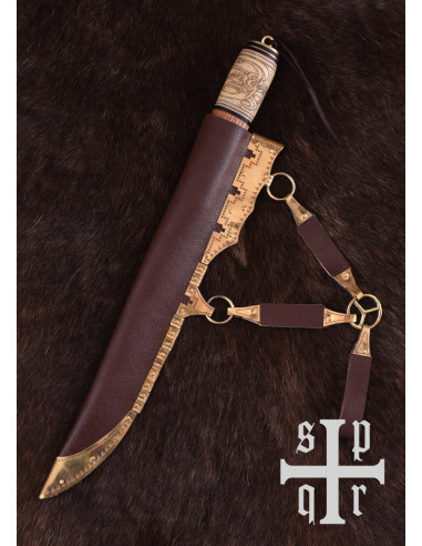 Vikingekniv, Damaskus stål