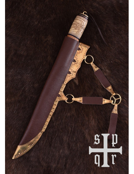 Cuchillo Vikingo, Acero de Damasco