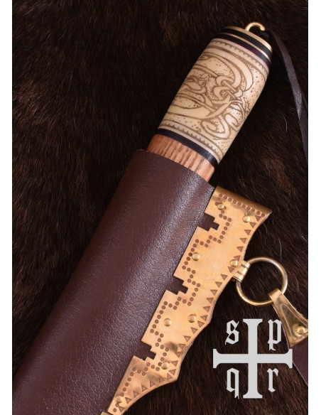 Cuchillo Vikingo, Acero de Damasco