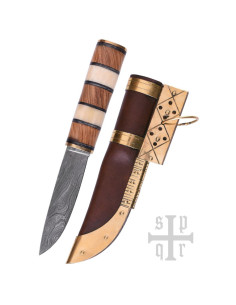Viking Knife Seax, Damaskus stål