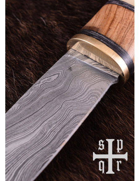 Viking Knife Seax, Damaskus stål
