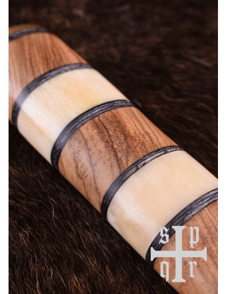 Cuchillo Vikingo Seax, Acero de Damasco