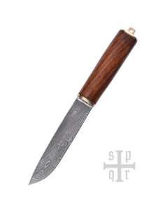 Cuchillo Vikingo Seax Damasquino 2