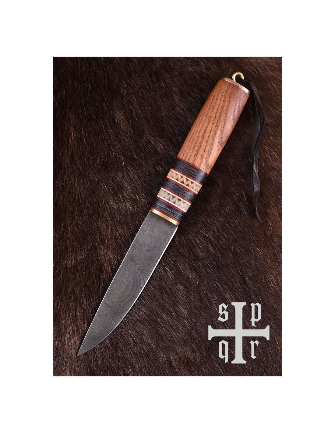 Cuchillos Muela Wolf, mango asta de ciervo ⚔️ Tienda-Medieval