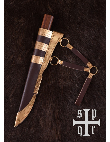 Seax Damasceen mes