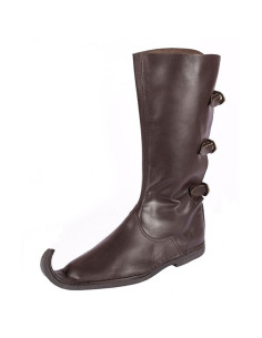 Hohe spitze Stiefel, Poulaines