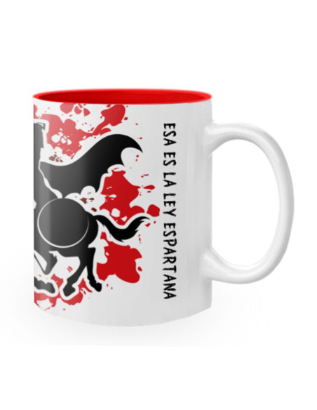 Keramikbecher Spartan Fight