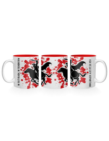 Taza de Cerámica Lucha Espartana