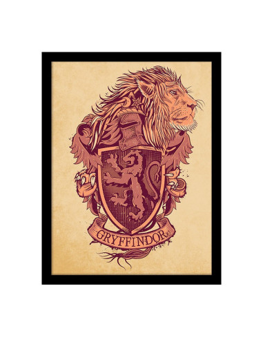 Verdwijnen rots Saga Griffoendor schild print, Harry Potter ⚔️ Tienda Medieval