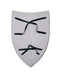 Middelalderskjold, til at male