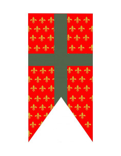 Middeleeuwse bannerpieken in Fleur de Lis