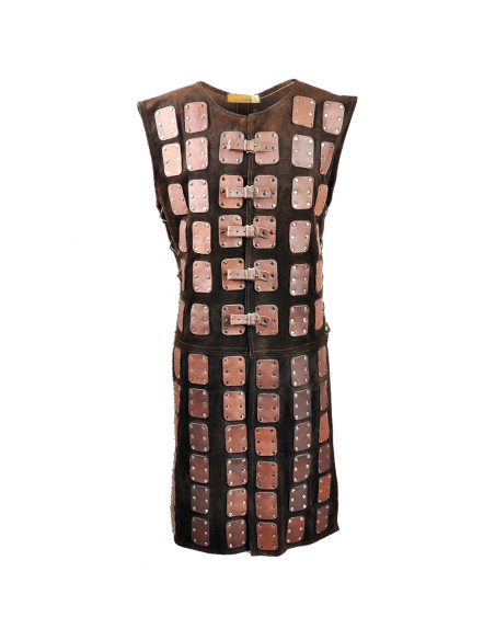 Osric Brigantine aus braunem Leder