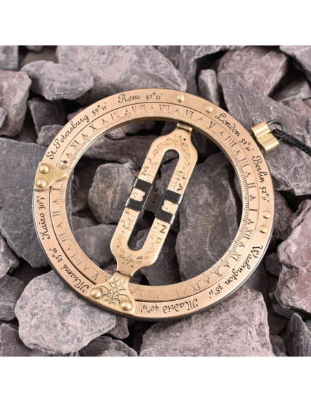 Reloj de sol Renacentista, latón