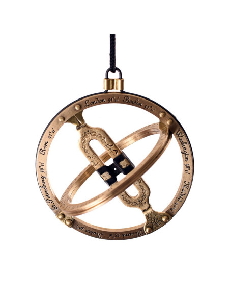 Renaissance zonnewijzer, messing