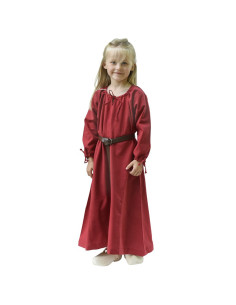 Rotes Wikingerkleid Ana, Mädchen