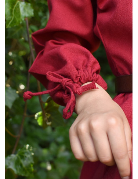 Rotes Wikingerkleid Ana, Mädchen