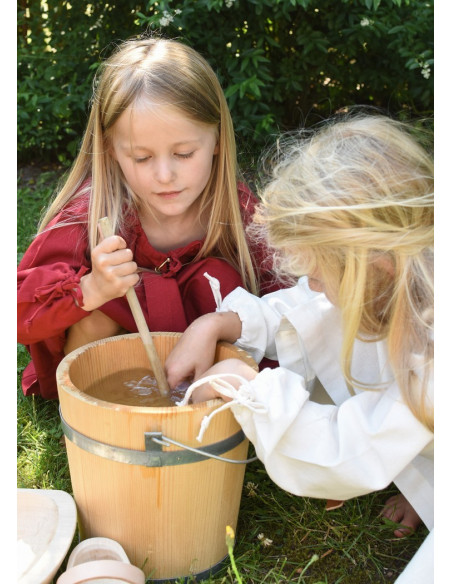 Rød vikingekjole Ana, pige