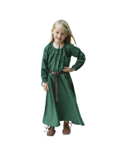 Groene vikingjurk Ana, meisje