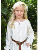 Vestido vikingo blanco Ana, niña