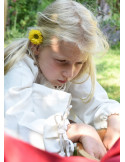 Vestido vikingo blanco Ana, niña