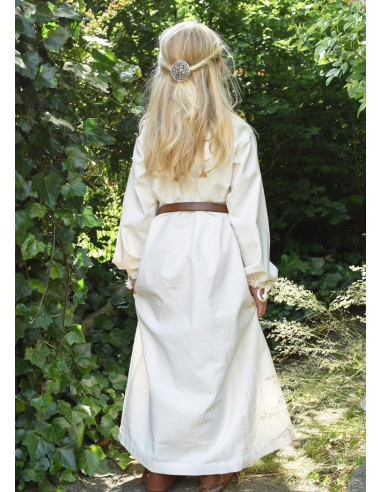 Vestido vikingo blanco Ana, niña