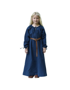 Vestido vikingo azul Ana, niña