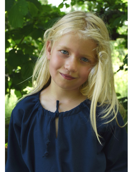 Ana blå vikingekjole, pige