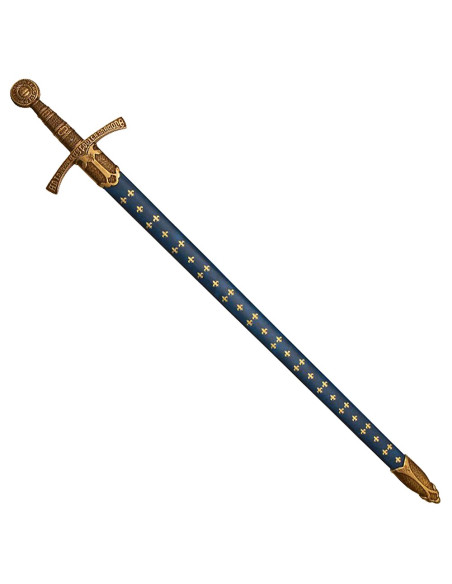 Middelalderlig sværd fleur de lys,...