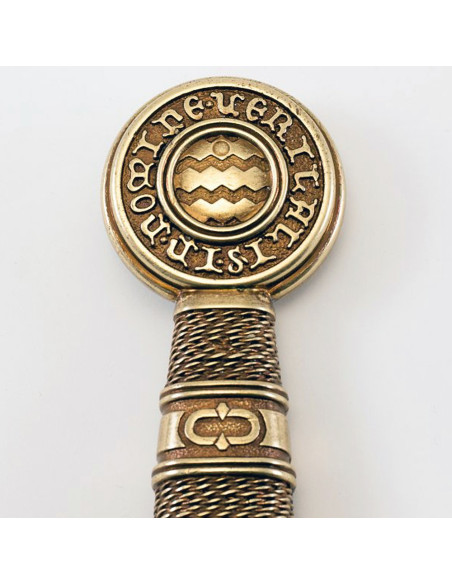 Middeleeuws Frans ridderzwaard, messing