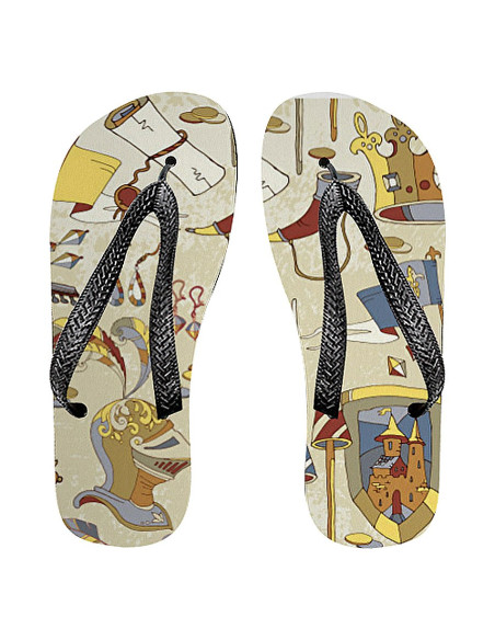 Middelalderlige sommerflip flops