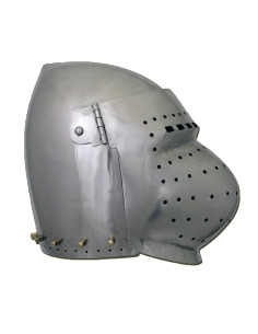 Battle-Ready waskom met vizier, 2 mm staal. 2