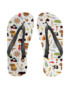 Chanclas de verano de los Piratas