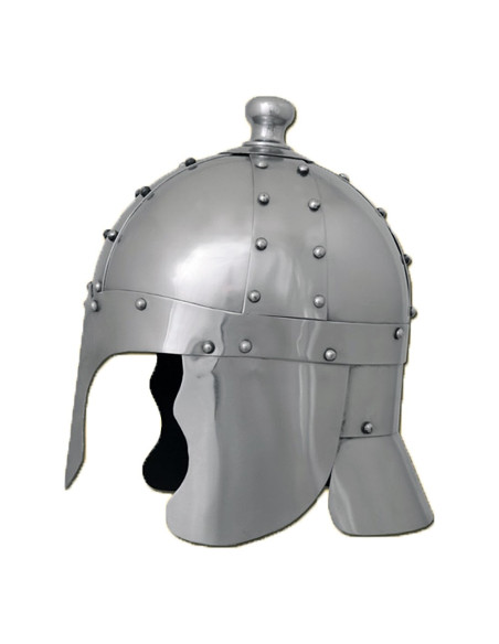 Helm van koning Arthur, staal 1,2 mm.