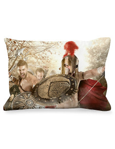 Rechteckiges Kissen Spartans Fight