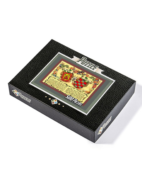 Puzzle Heraldische Schilde 2 Nachnamen