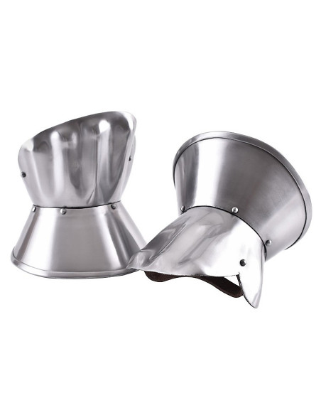 Håndbeskyttere i poleret stål