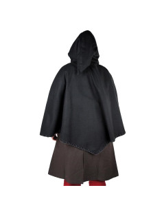 Gugel vikingo Egill, lana negra 2