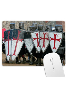 Alfombrilla Ratón Rectangular lucha Templarios (23,5x19,5...