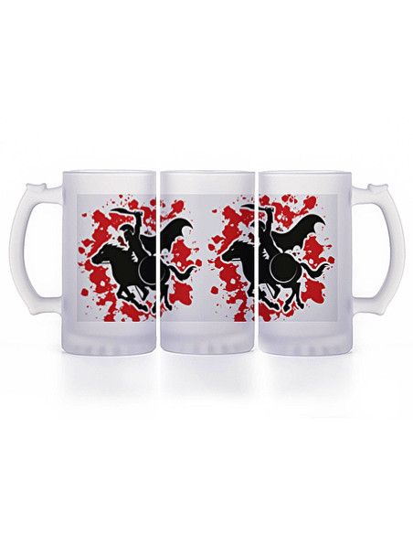 Jarra de Cerveza guerreros griegos,...