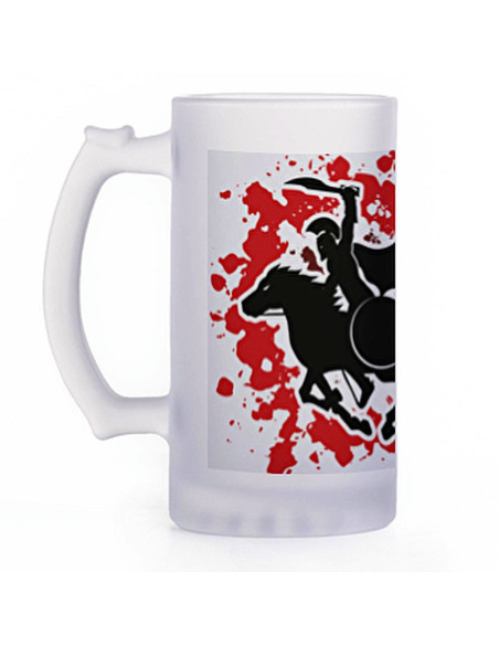 Ølkrus græske krigere, gennemsigtigt...