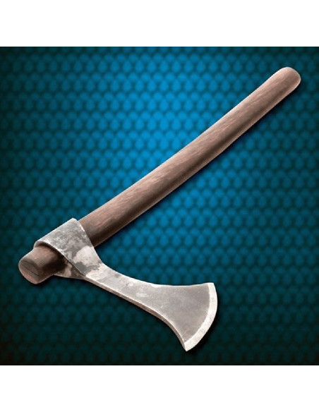 Hacha medieval Francisca, rústico
