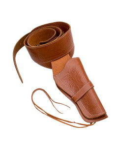 Leren holster voor revolver