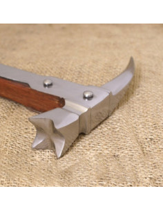 Martillo de guerra Medieval pico de cuervo, (70,5 cms.) 2