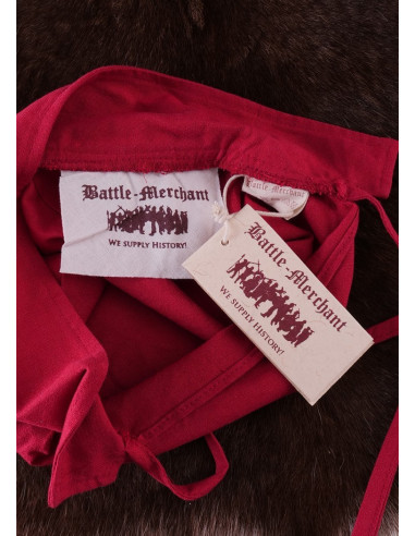 Medieval Woman Coif med folder, forskellige farver