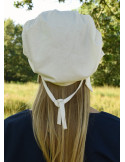 Medieval Woman Coif med folder, forskellige farver