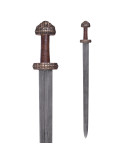 Espada Vikinga isla Eigg, Acero Damasco