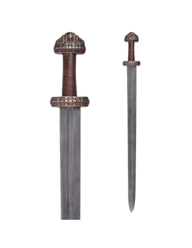 Espada Vikinga isla Eigg, Acero Damasco