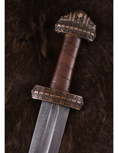 Espada Vikinga isla Eigg, Acero Damasco